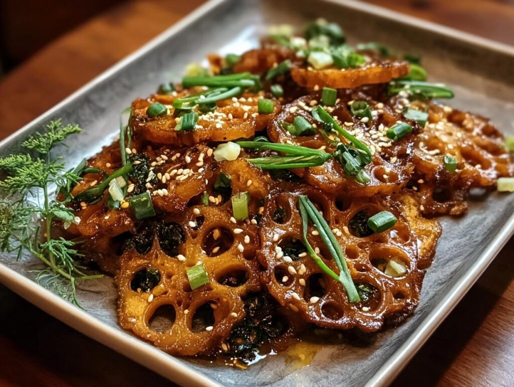 Crispy Stir Fried Lotus