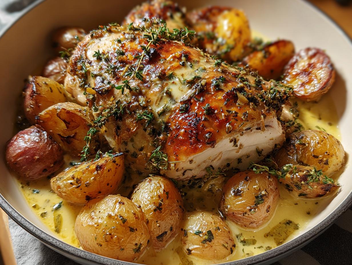 Amazing Garlic Herb Roast Chicken in 45 Mins - Garlic Herb Roast Chicken - additional detail