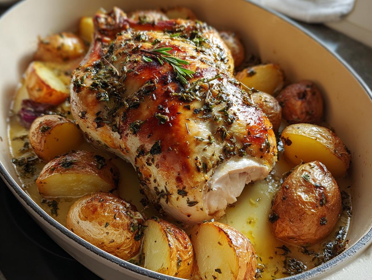Amazing Garlic Herb Roast Chicken in 45 Mins - Garlic Herb Roast Chicken - additional detail