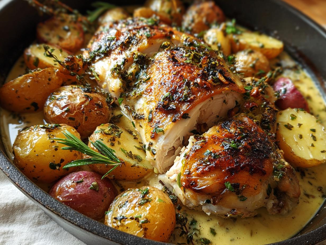 Garlic Herb Roast Chicken