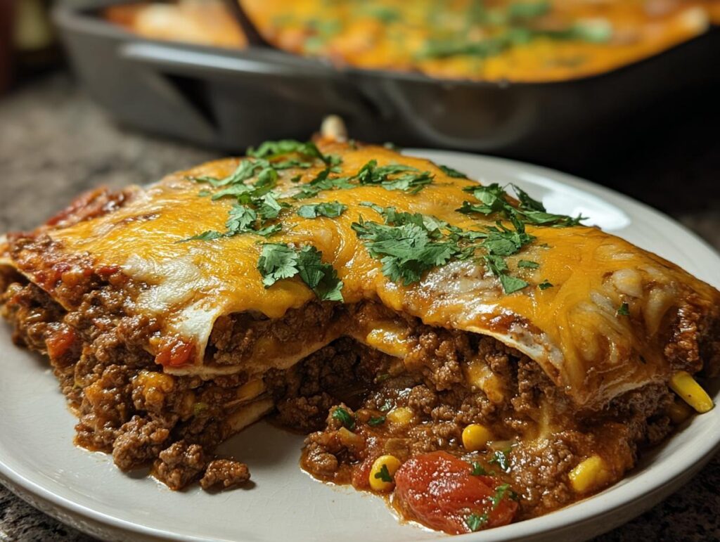 Ground Beef Enchiladas