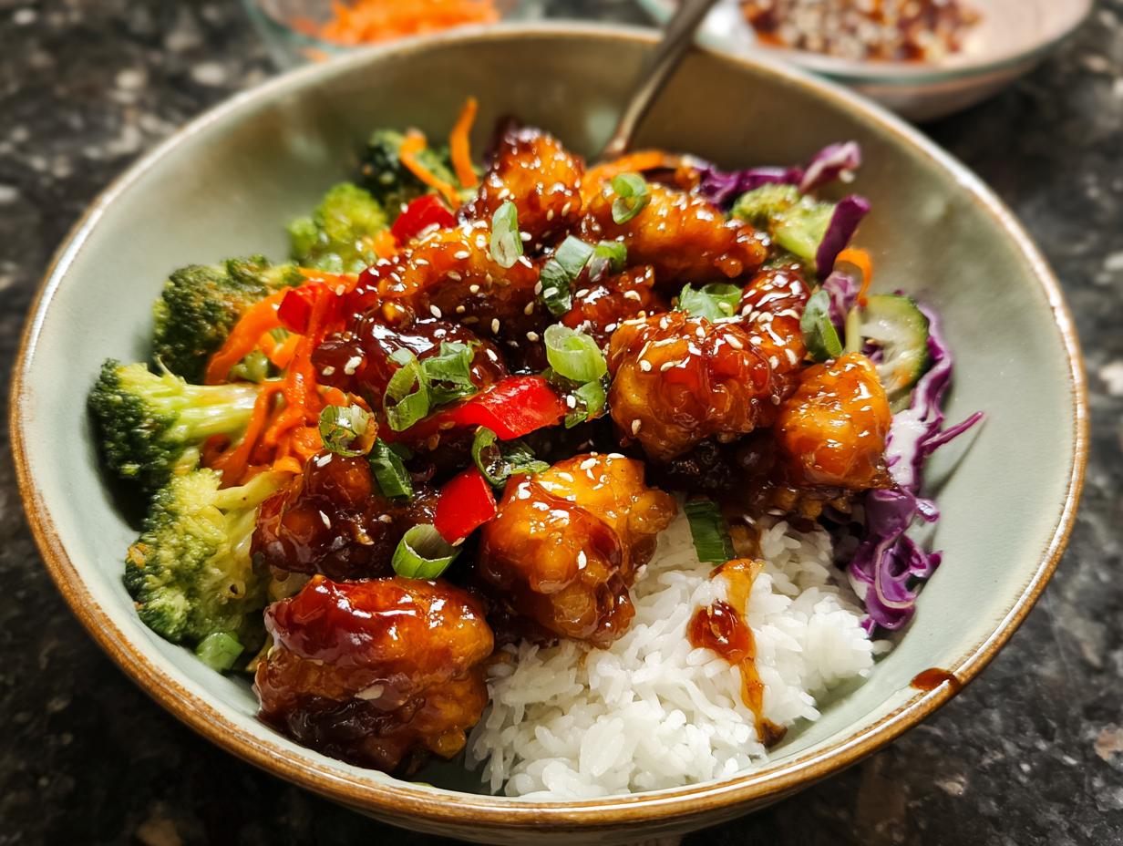 Flavorful Hot Honey Chicken Bowl: 1 Easy Recipe - Hot Honey Chicken Bowl - additional detail