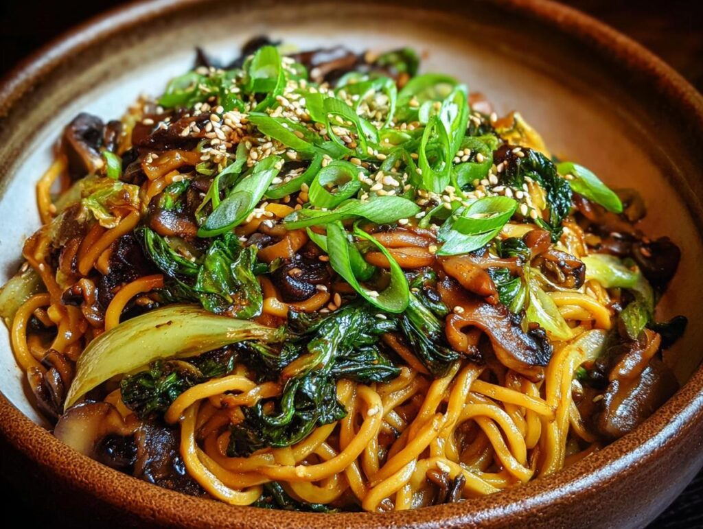 Korean Style Garlic Noodles