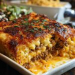 Meatloaf Mac Cheese Casserole