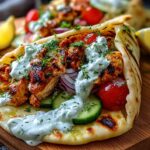 Mediterranean Chicken Gyros Creamy