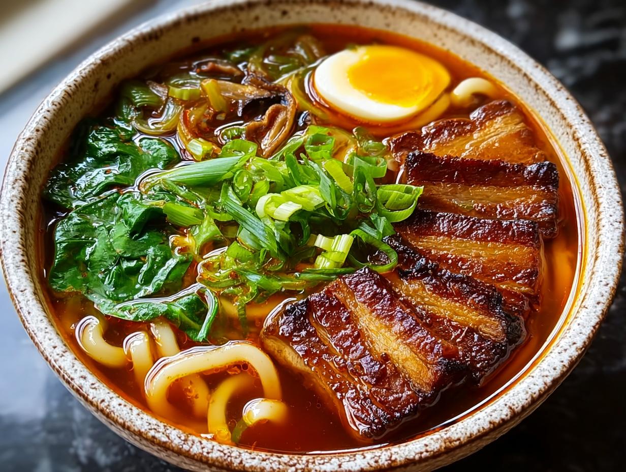 Pork Belly Udon Soup: Savor 1 Amazing Bowl - Pork Belly Udon Soup - main visual representation