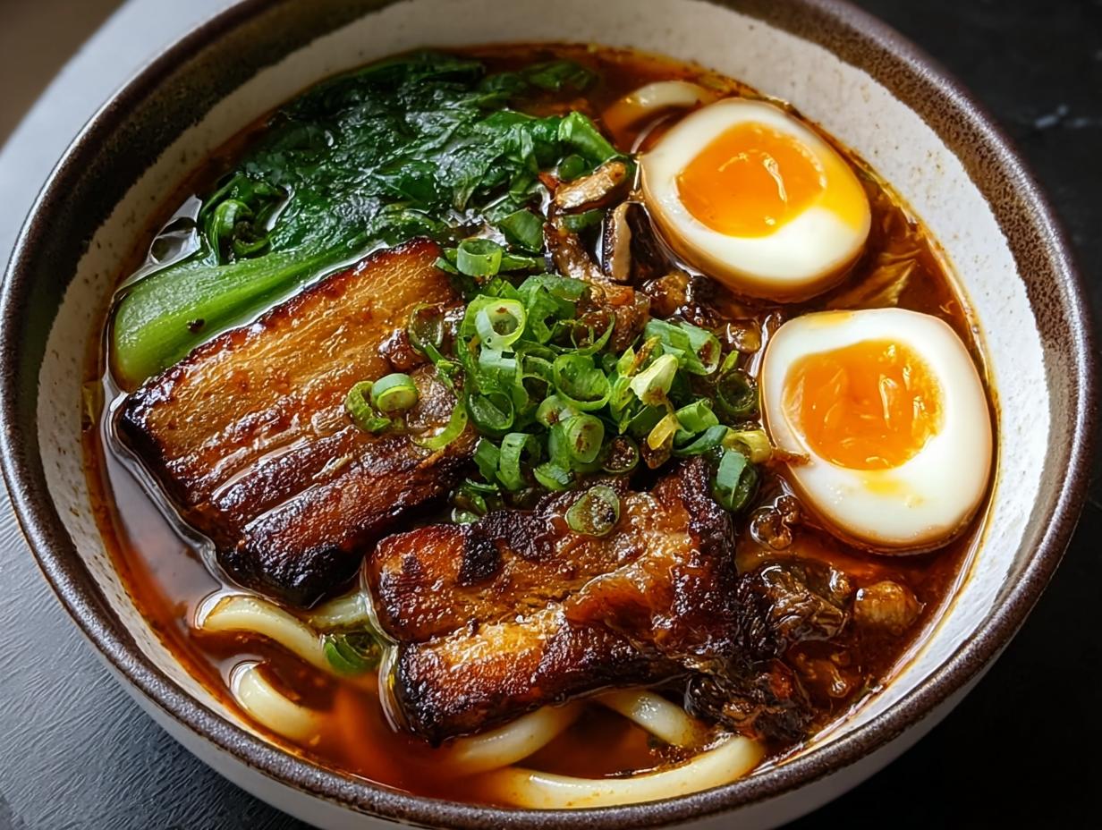 Pork Belly Udon Soup