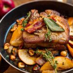 Pork Chops Apples Bacon