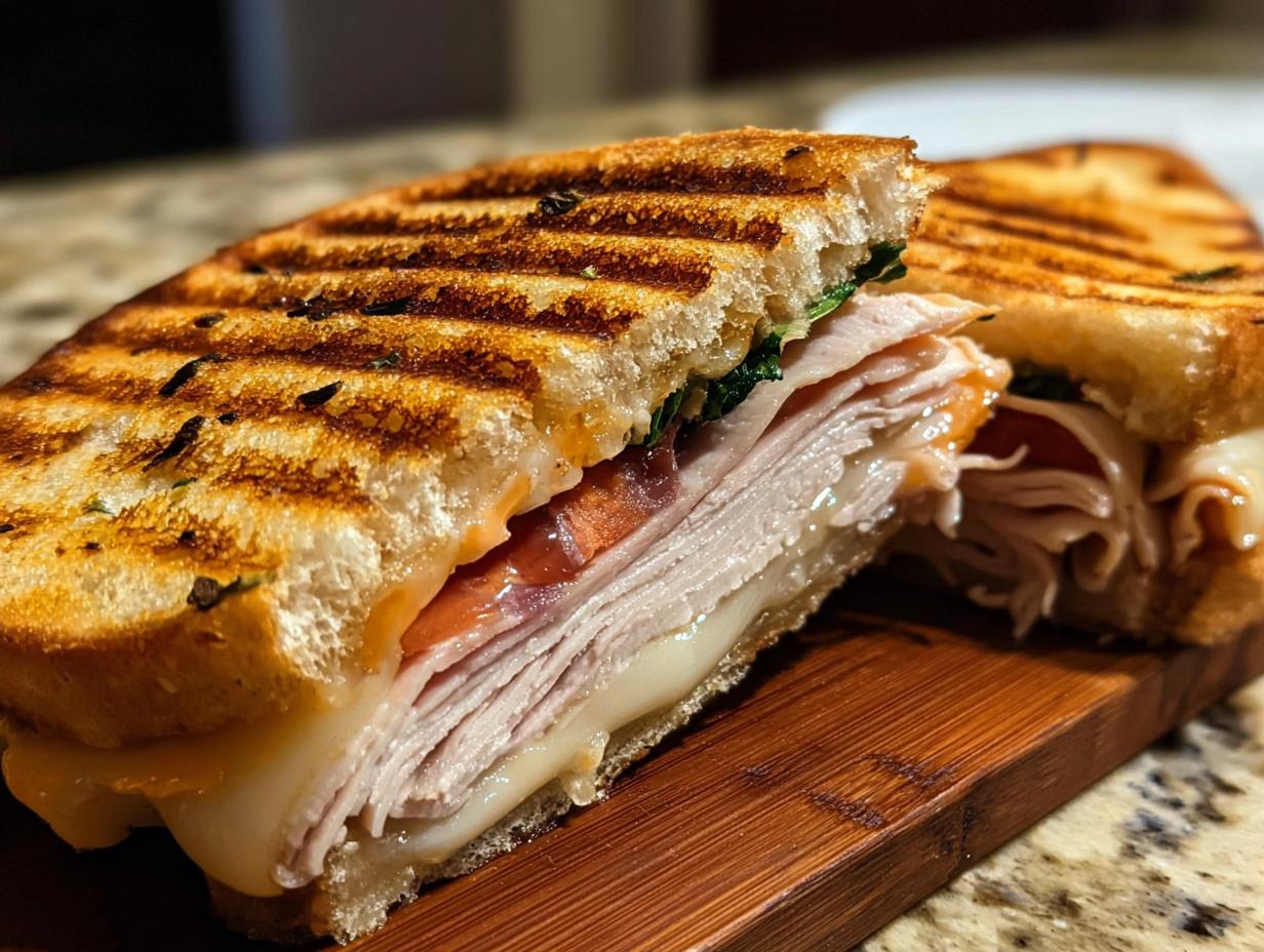Amazing 10-Minute Roast Turkey Panini - Roast Turkey Panini - main visual representation