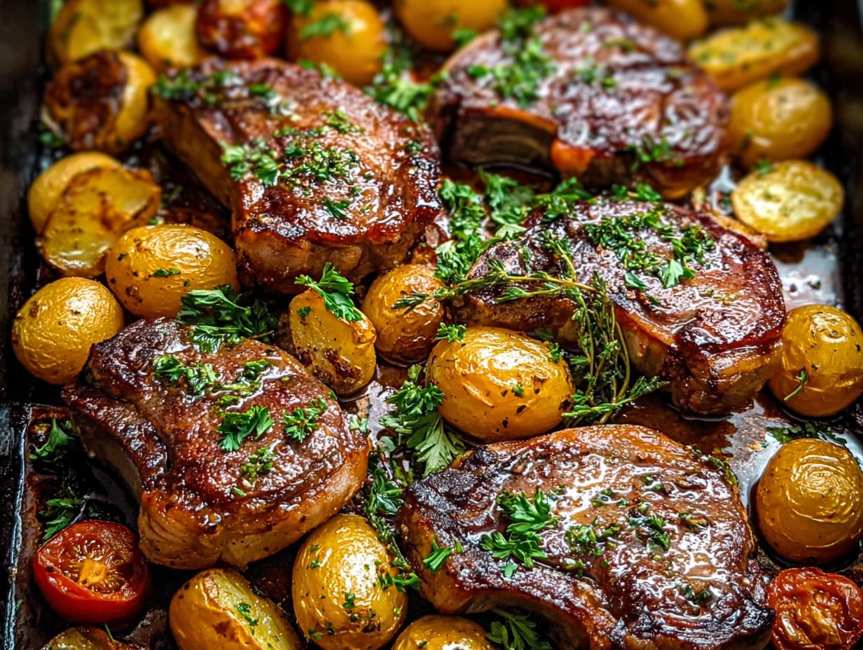 Sheet Pan Beef Chops: Simple & Delicious 4-Ingredient Meal - Sheet Pan Beef Chops - main visual representation