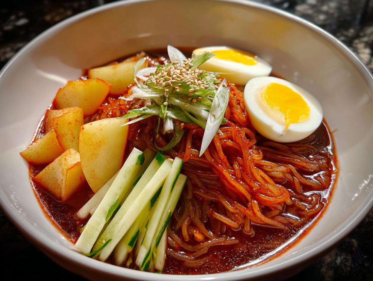 Spicy Bibim Naengmyeon Gochujang: 1 Amazing Dish - Spicy Bibim Naengmyeon Gochujang - additional detail