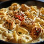 Spicy Garlic Chicken Tortellini