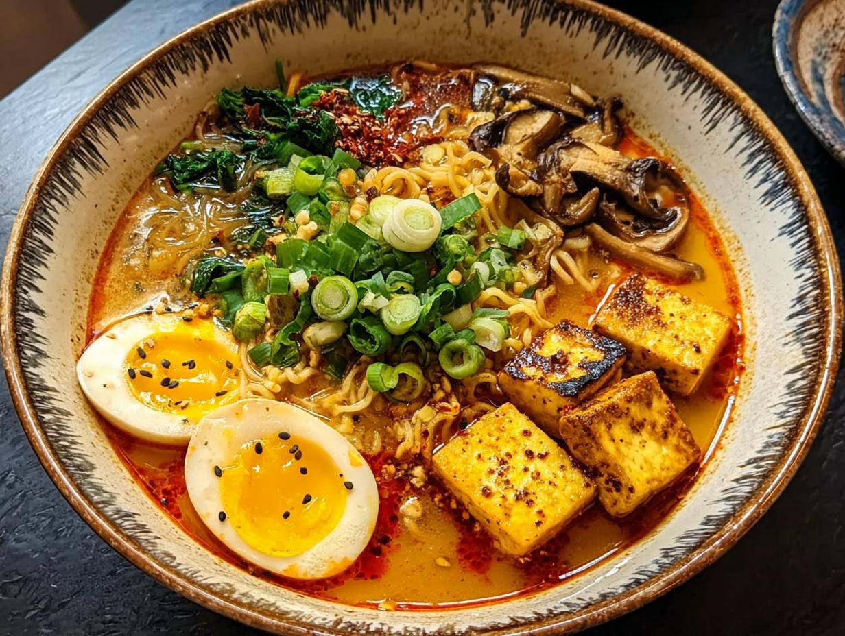Spicy Miso Ramen Sriracha: 1 Amazing Bowl - Spicy Miso Ramen Sriracha - additional detail