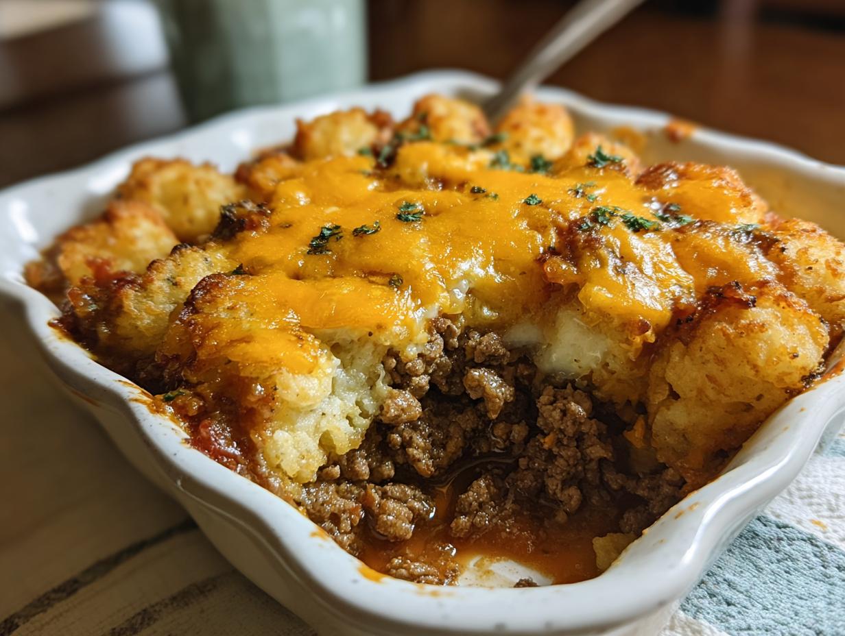 Tater Tot Casserole Ground: Amazing 10 Minute Meal - Tater Tot Casserole Ground - additional detail