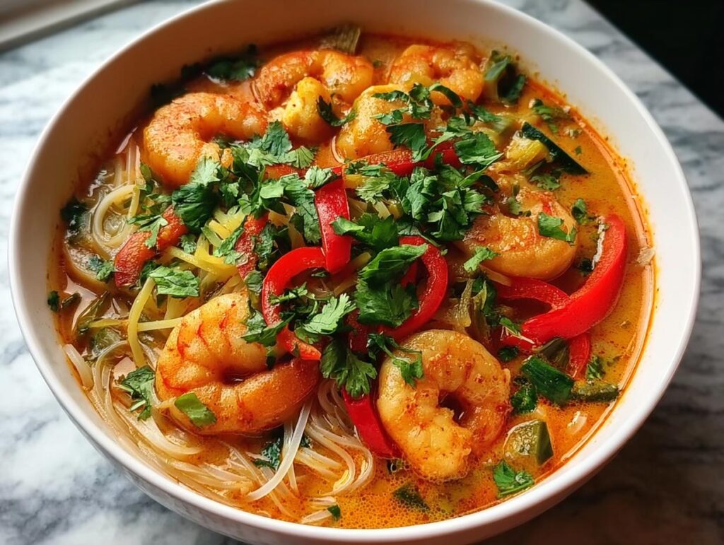 Thai Red Curry Shrimp