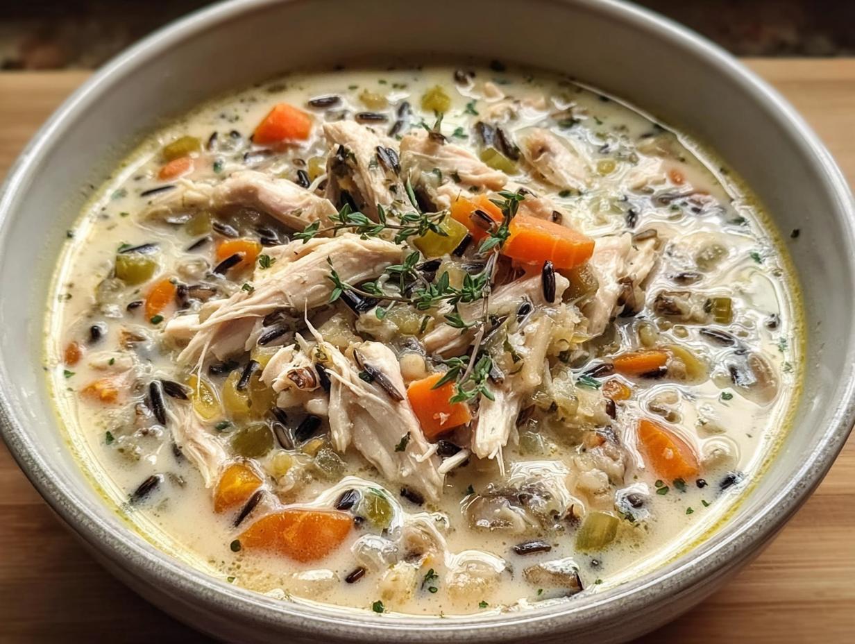 Turkey Wild Rice Soup: Hearty 1-Pot Comfort - Turkey Wild Rice Soup - additional detail