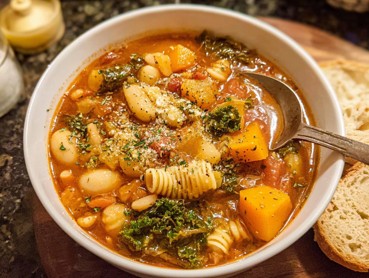 Hearty Winter Minestrone: 1 Amazing Comfort Dish - Winter Minestrone - additional detail