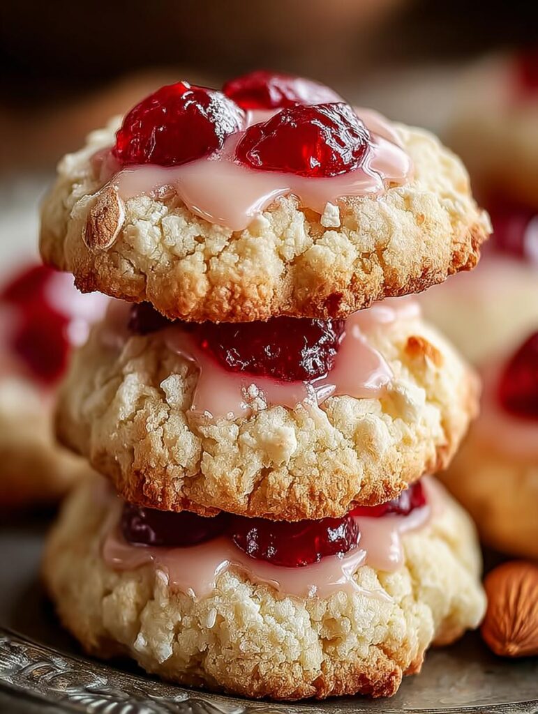 Almond Cherry Cookies