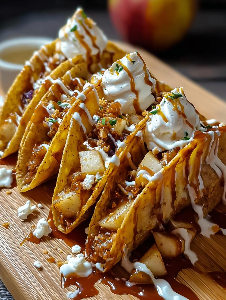 Magical Apple Pie Tacos Sweet 2 Ways - Apple Pie Tacos Sweet - main visual representation