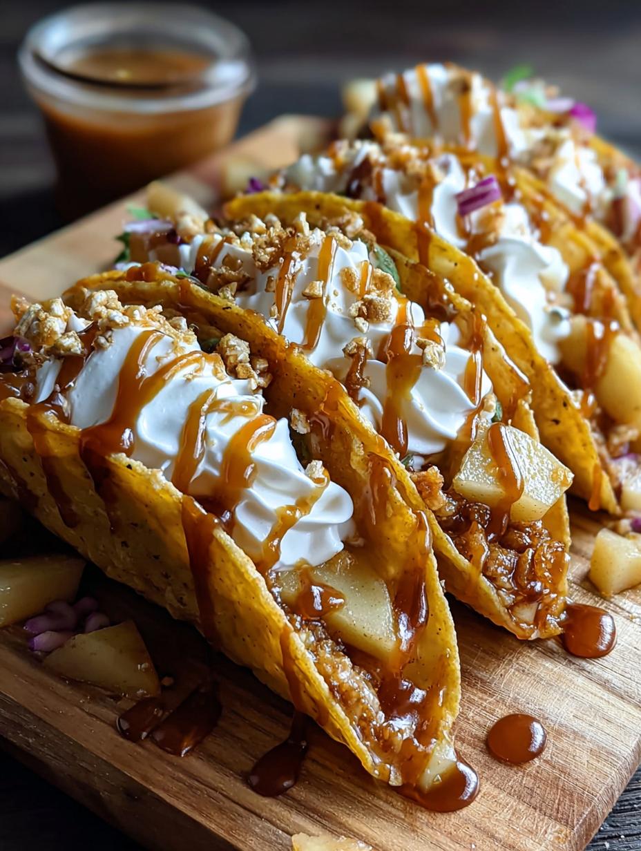 Magical Apple Pie Tacos Sweet 2 Ways - Apple Pie Tacos Sweet - additional detail