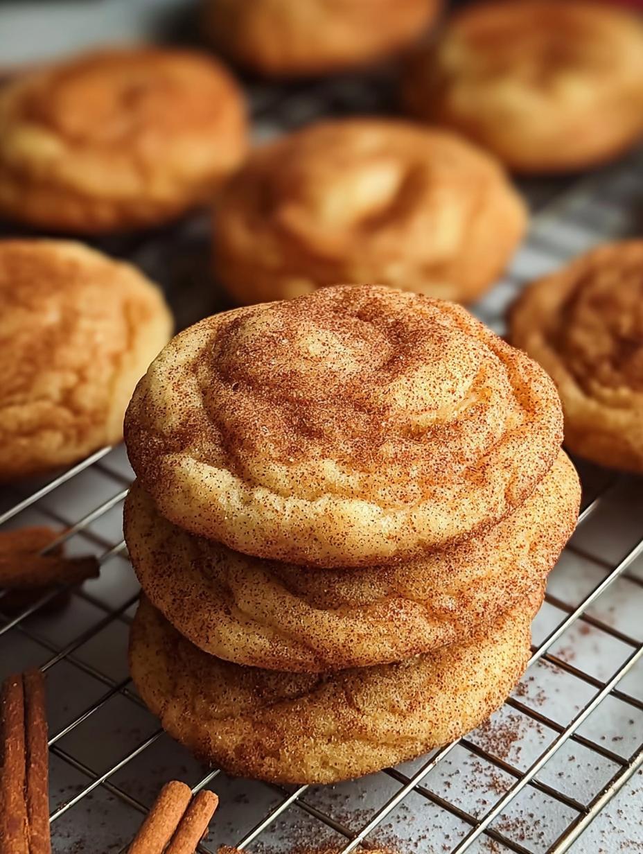 Apple Snickerdoodles Chewy Cinnamon - close up of cookie texture