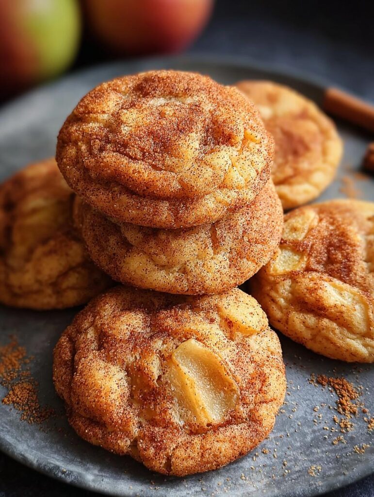 Apple Snickerdoodles Chewy Spiced