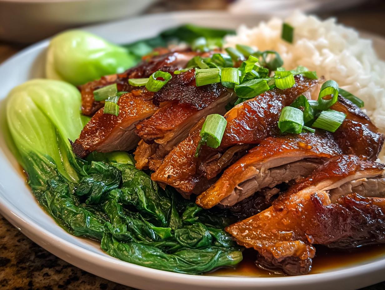 Asian Thanksgiving Duck: 1 Glorious Roast - Asian Thanksgiving Duck - additional detail