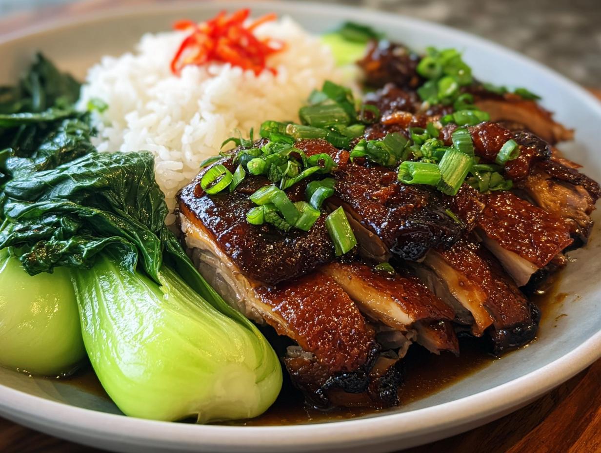 Asian Thanksgiving Duck: 1 Glorious Roast - Asian Thanksgiving Duck - additional detail