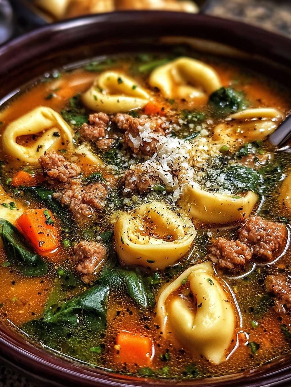 Autumn Tortellini Soup Beef
