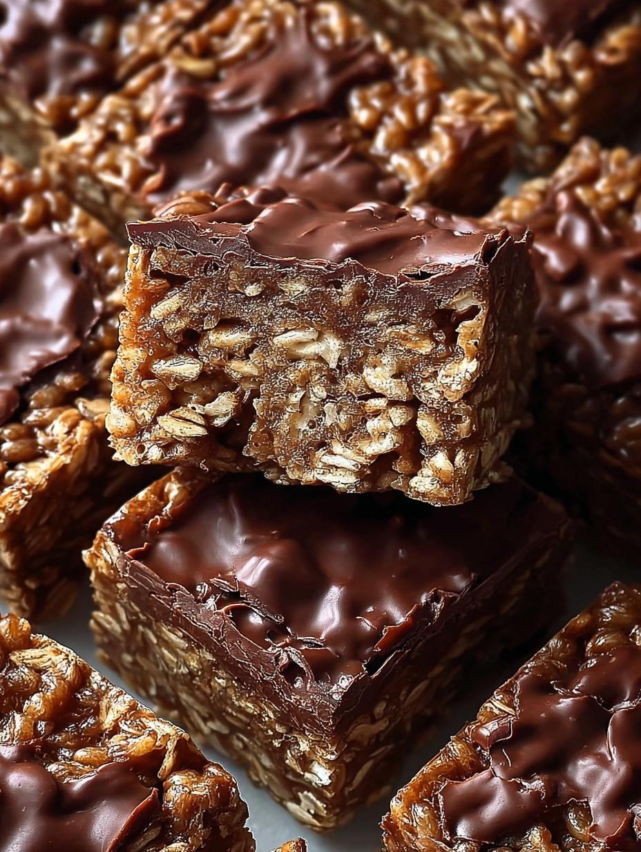 Bake Chocolate Oatmeal Bars: Easy, 1-Minute Fudgy Treat - Bake Chocolate Oatmeal Bars - additional detail