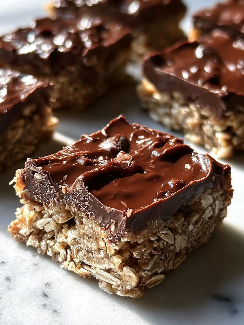 Bake Chocolate Oatmeal Bars: Easy, 1-Minute Fudgy Treat - Bake Chocolate Oatmeal Bars - additional detail
