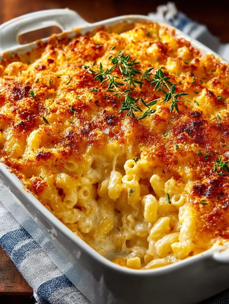 Baked Mac Cheese with