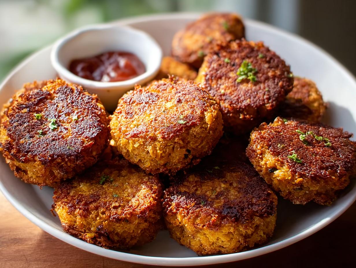 Amazing BBQ Chickpea Vegan Nuggets: 1 Scoop - Bbq Chickpea Vegan Nuggets - additional detail
