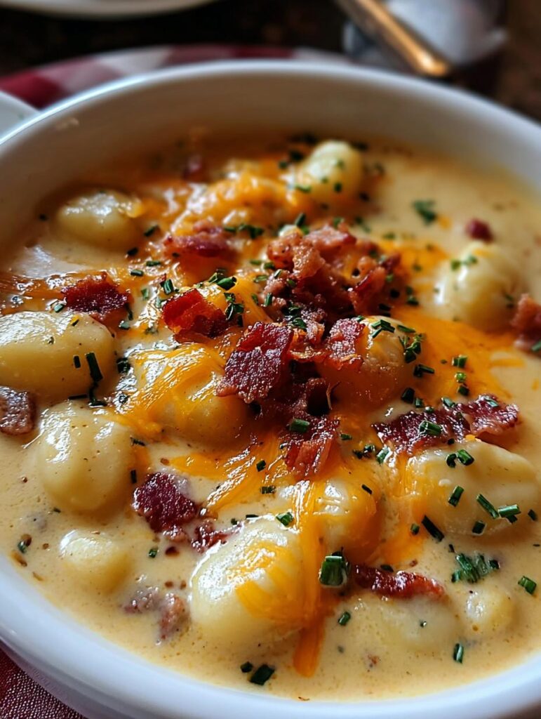 Beef Bacon Cheddar Gnocchi