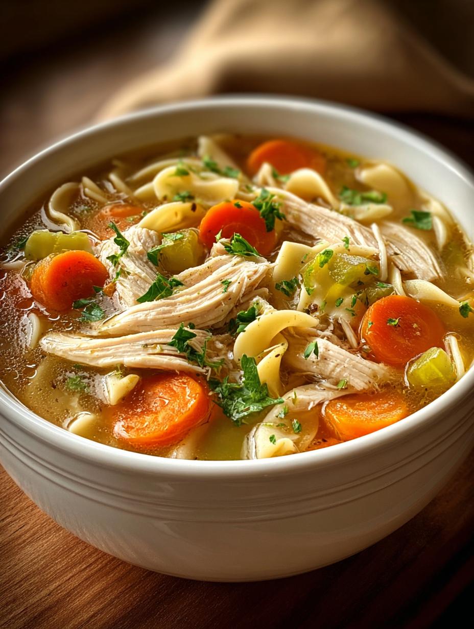 Canned Chicken Noodle Soup: 5-Minute Upgrade You’ll Love - Canned Chicken Noodle Soup - additional detail