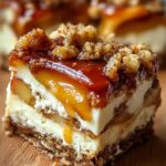 Caramel Apple Cheesecake Bars