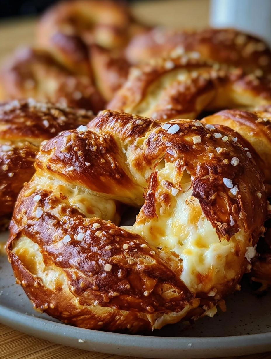 Cheese Stuffed Pretzels