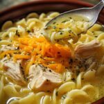 Cheesy Chicken Noodle Soup