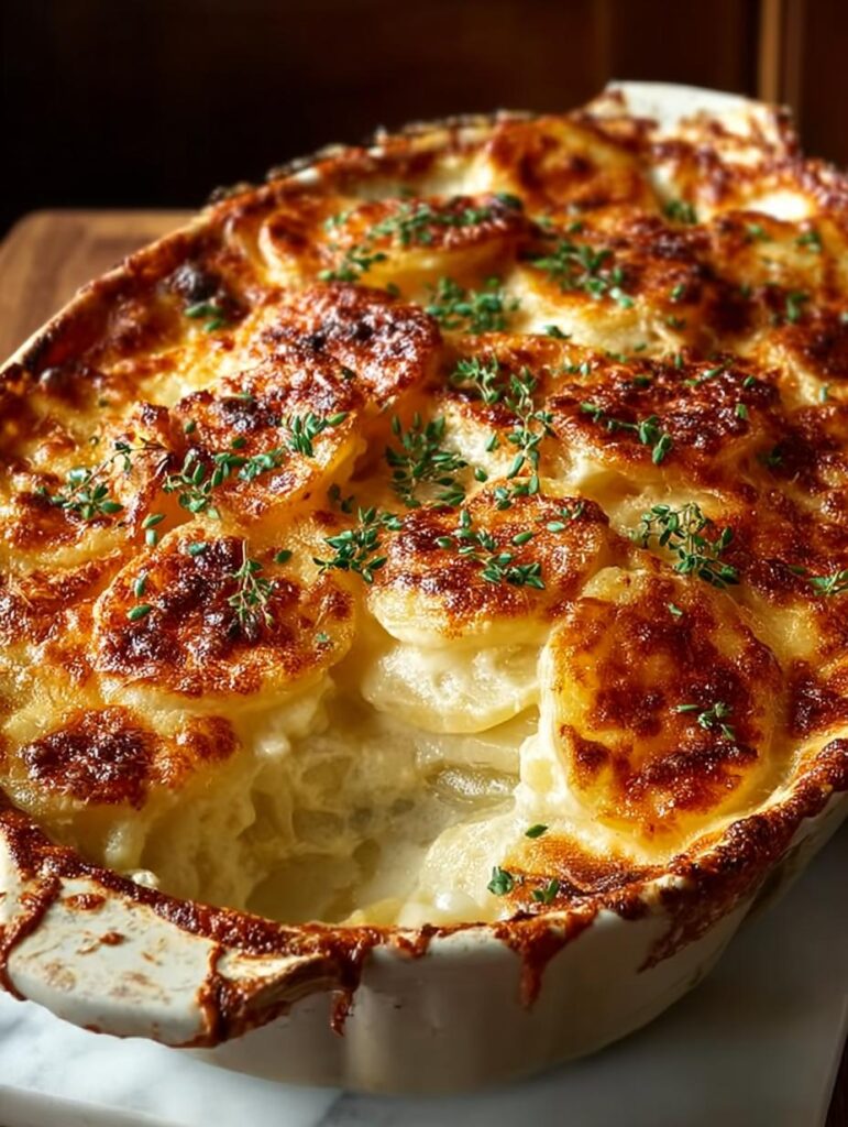 Cheesy Scalloped Potatoes with