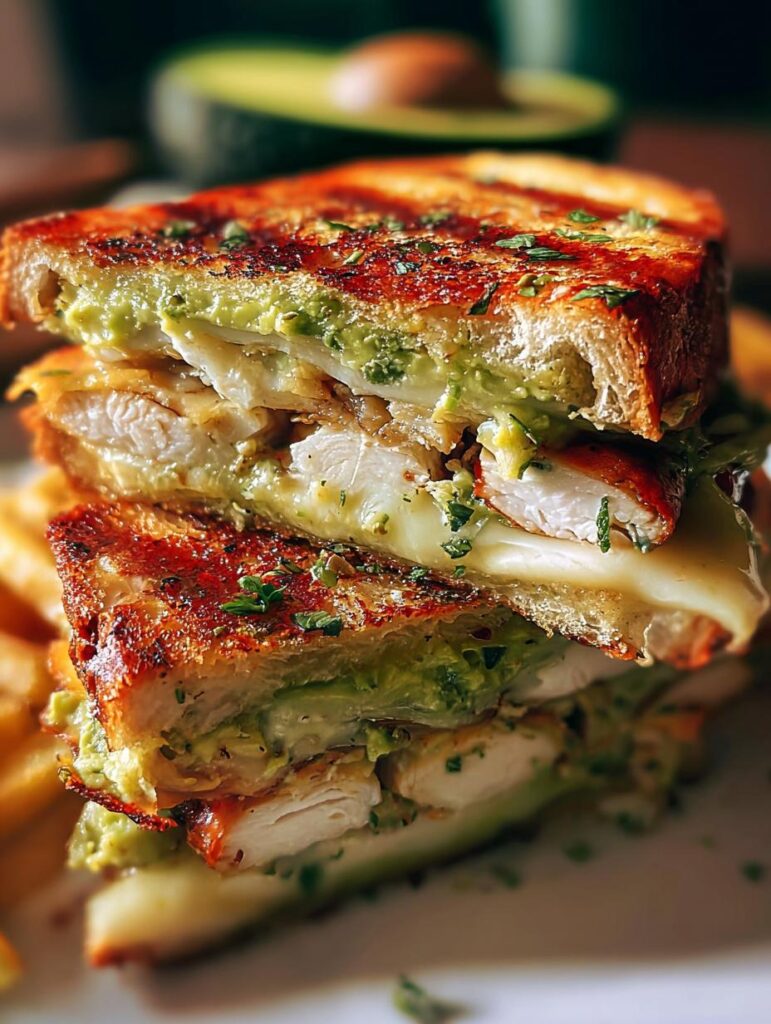 Chicken Avocado Melt Sandwich