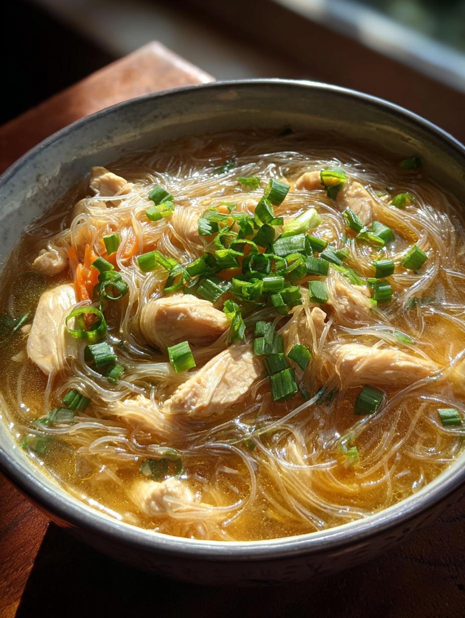 Chicken Glass Noodle Soup: Comforting 35-Min Recipe - Chicken Glass Noodle Soup - additional detail