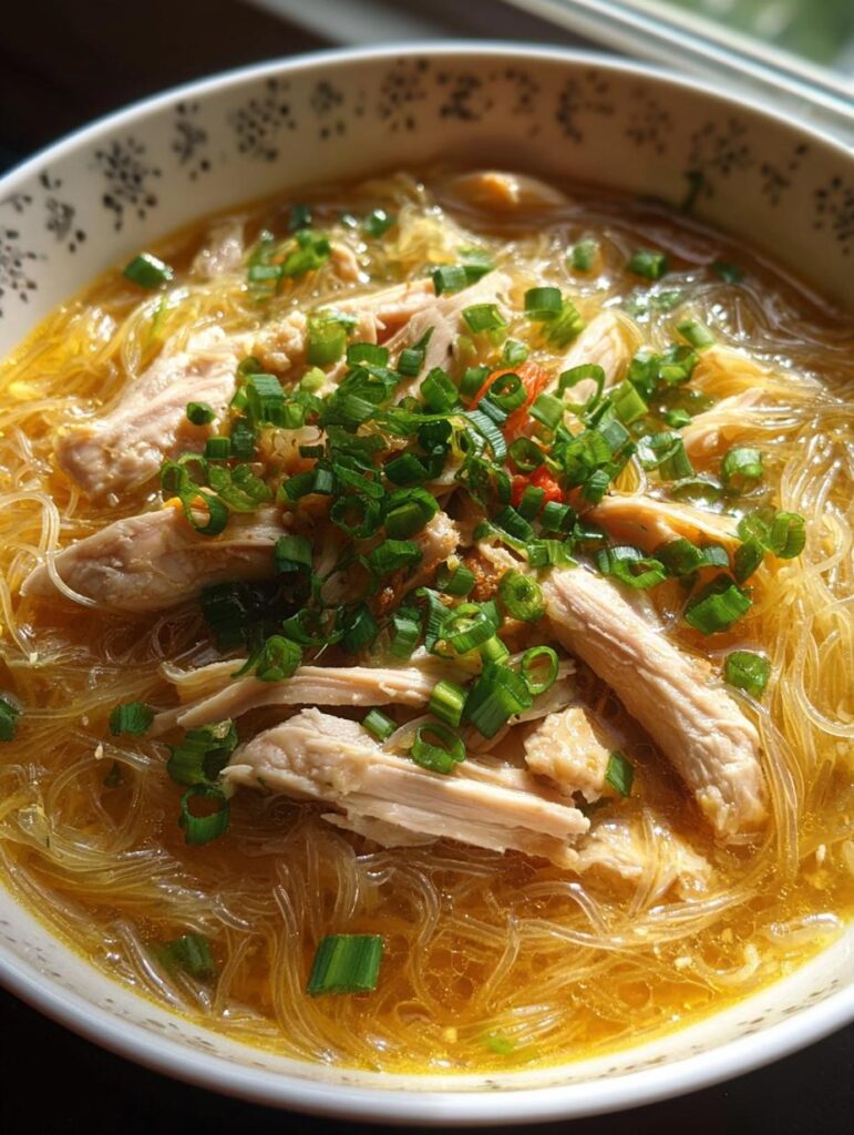 Chicken Glass Noodle Soup