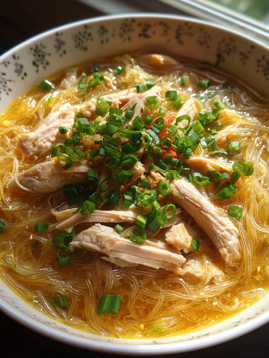 Chicken Glass Noodle Soup