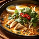 Chicken Laksa Noodle Soup
