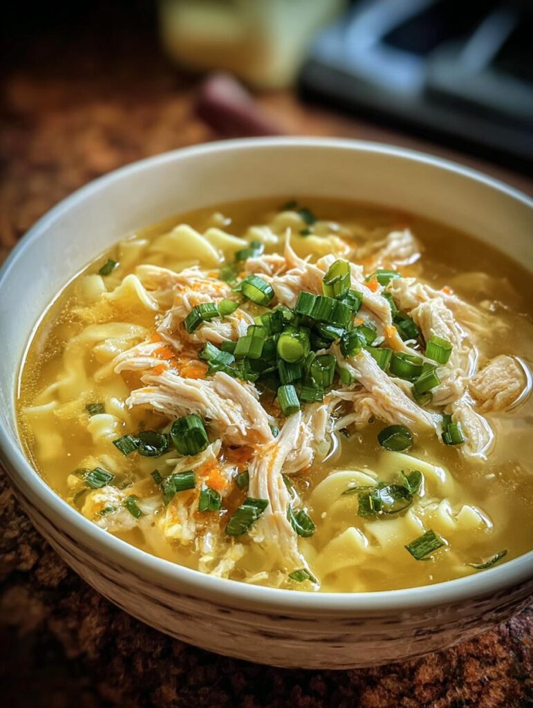 Chicken Noodle Egg Drop