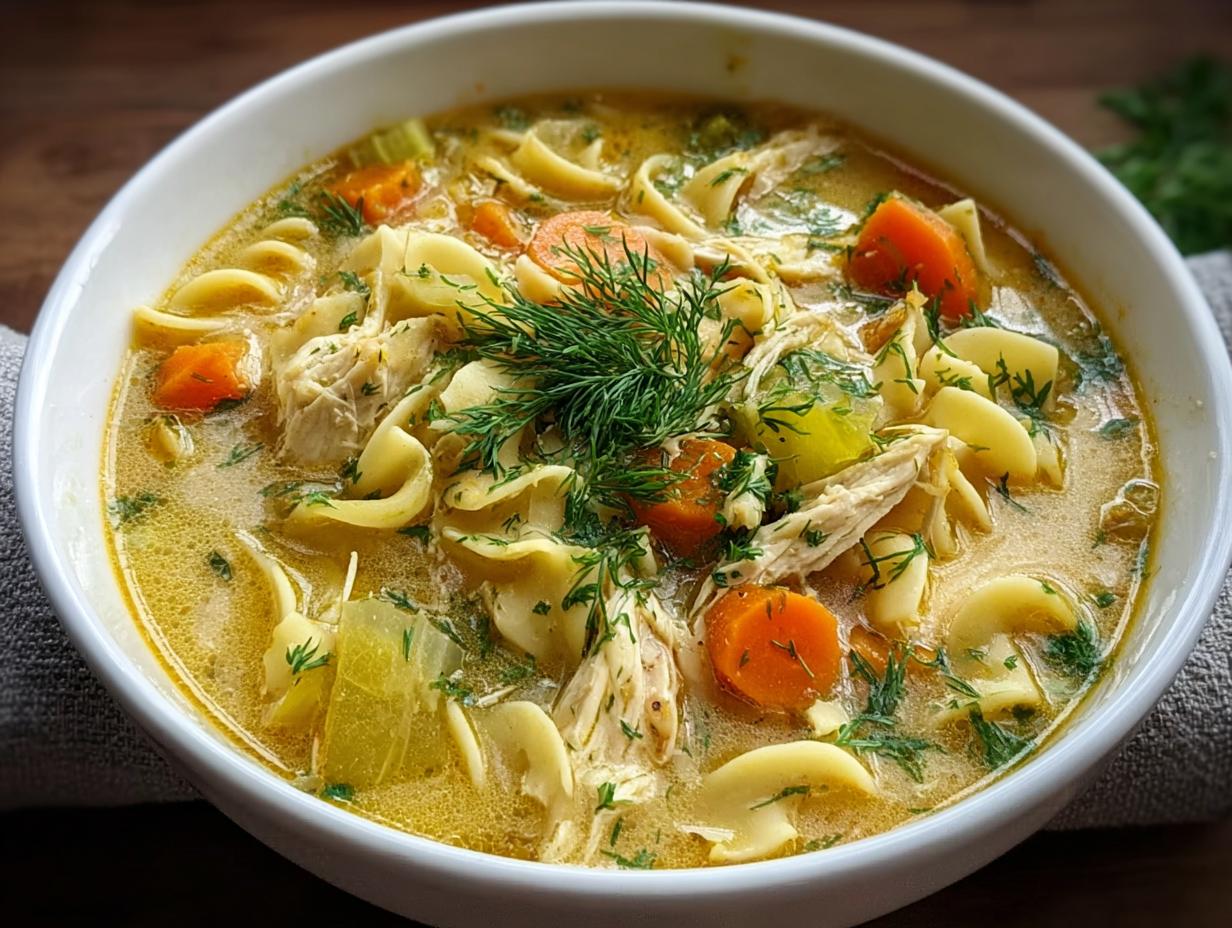 Bold Chicken Pickle Soup Egg: 1 Unique Twist - A steaming bowl of Chicken Pickle Soup Egg