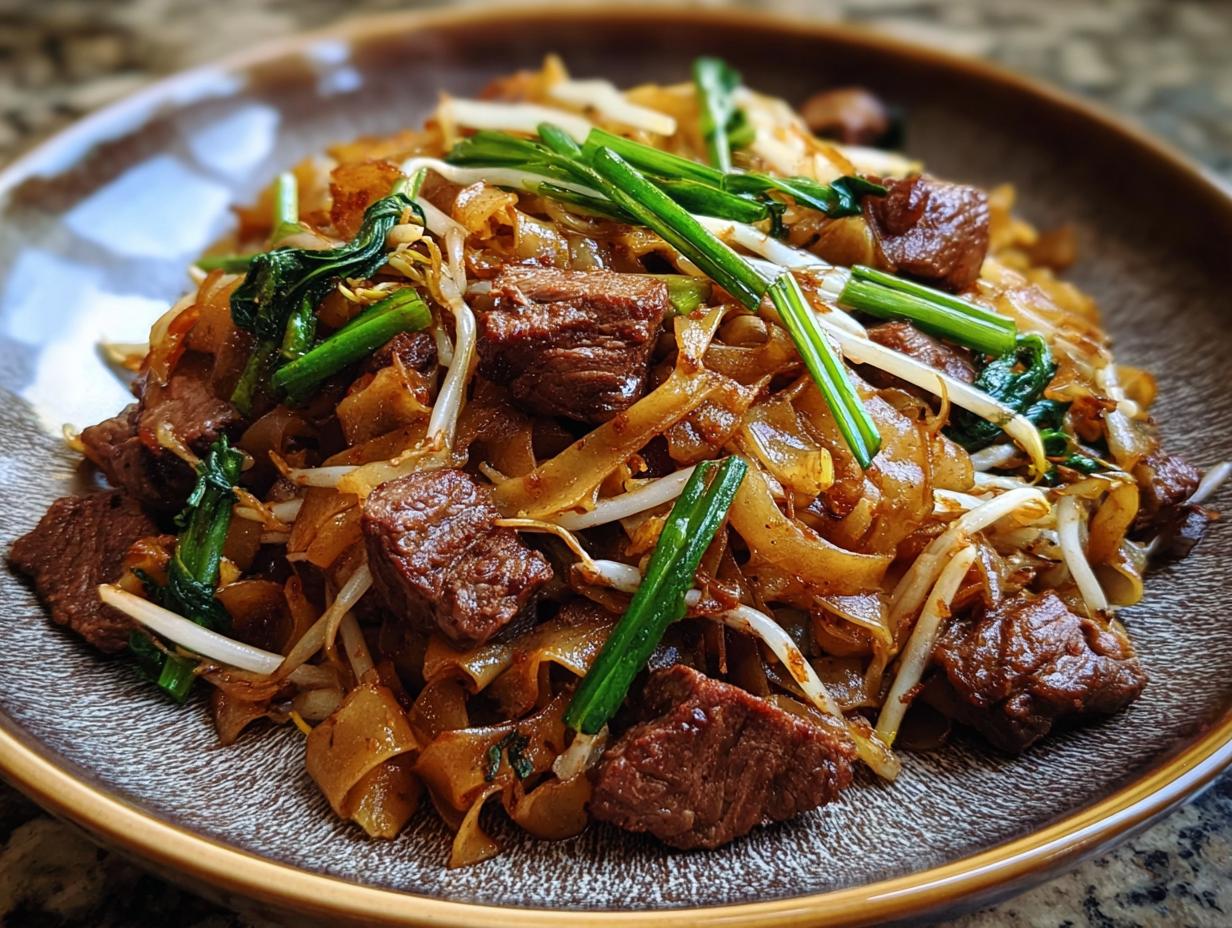 Chow Fun Bean Sprouts: 35 Mins Savory Delight - Chow Fun Bean Sprouts - additional detail