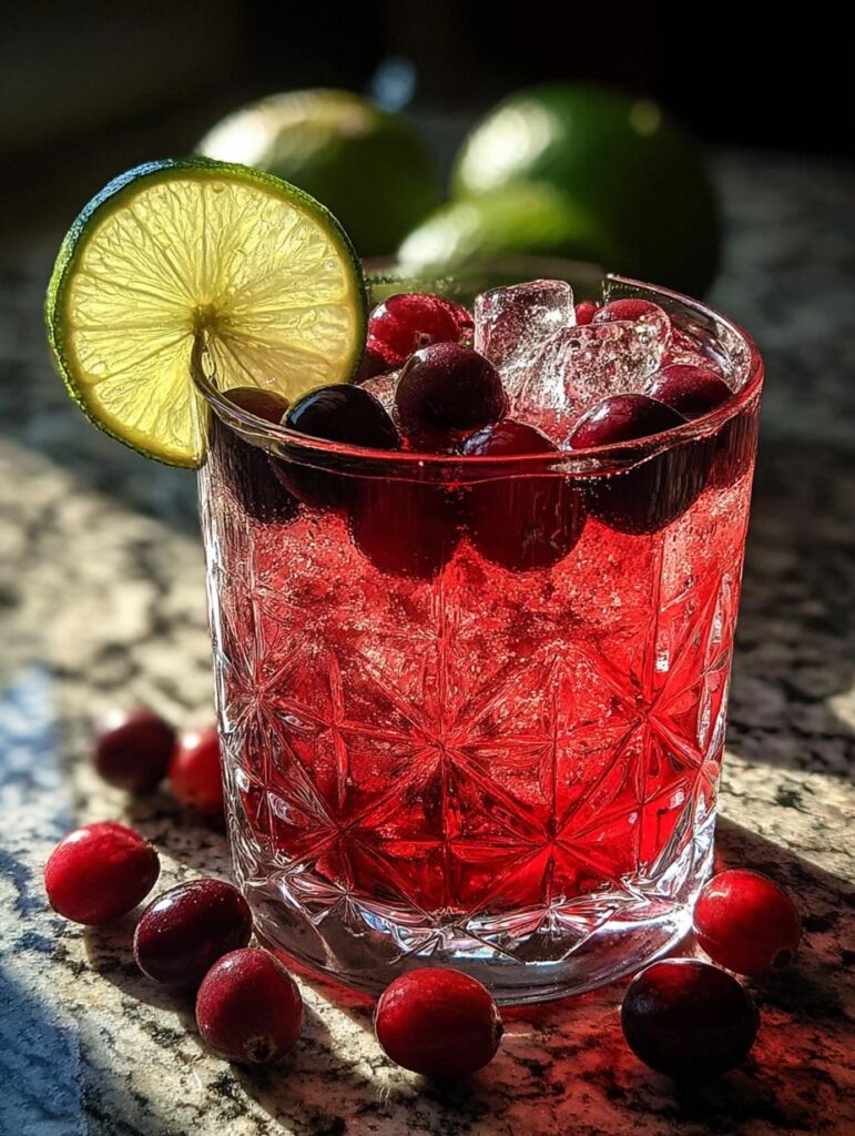 Cranberry Cocktails Thanksgiving