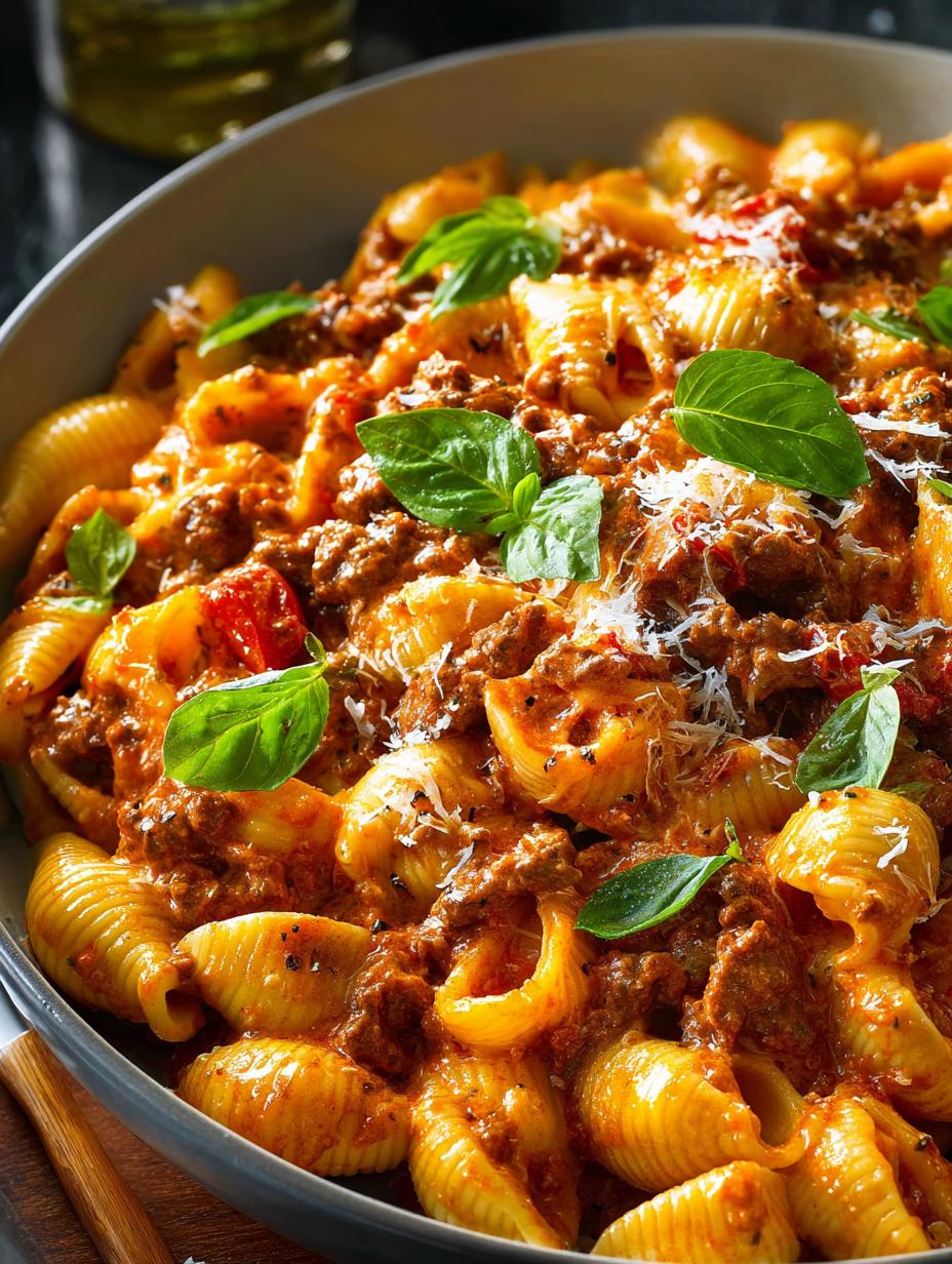 Creamy Beef Shells: 5 Delicious Ways to Enjoy Dinner - Creamy Beef Shells - additional detail