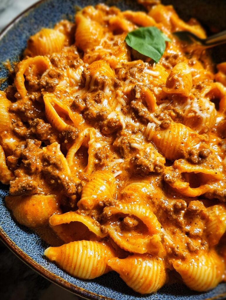 Creamy Beef Shells